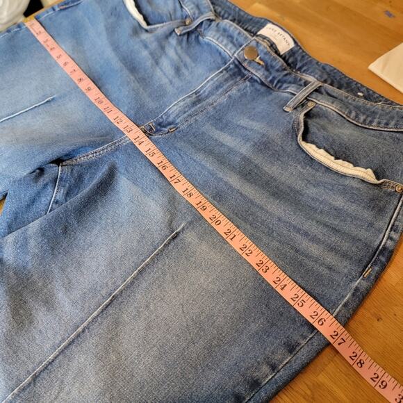 Lane Bryant Front-seamed Signature Fit Mid Rise Relaxed Straight Jean 22 w - Picture 11 of 14